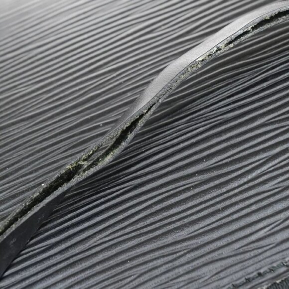 LOUIS VUITTON LV Pochette Accessoires Hand Bag Epi Leather Black - Picture 8 of 16